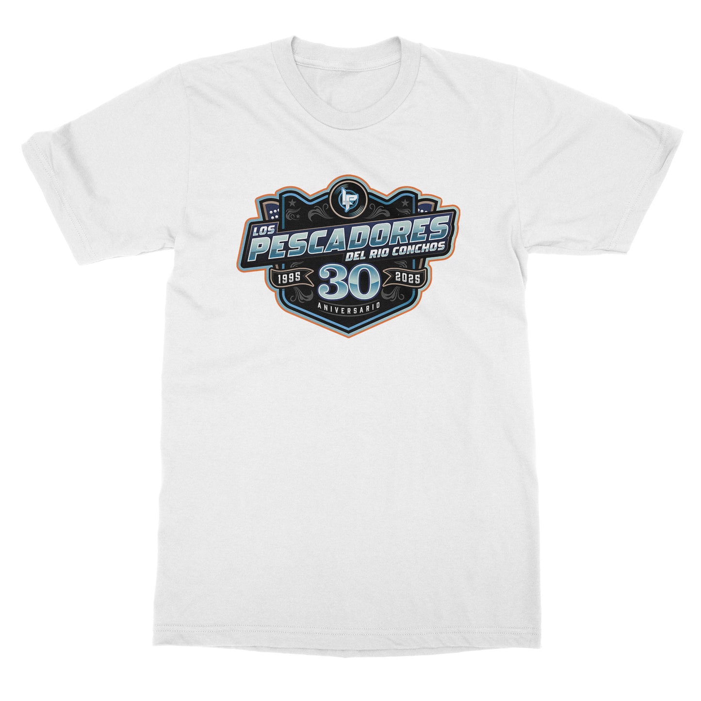 Los Pescadores del Rio Conchos Logo - 30th Anniversary - T-shirt